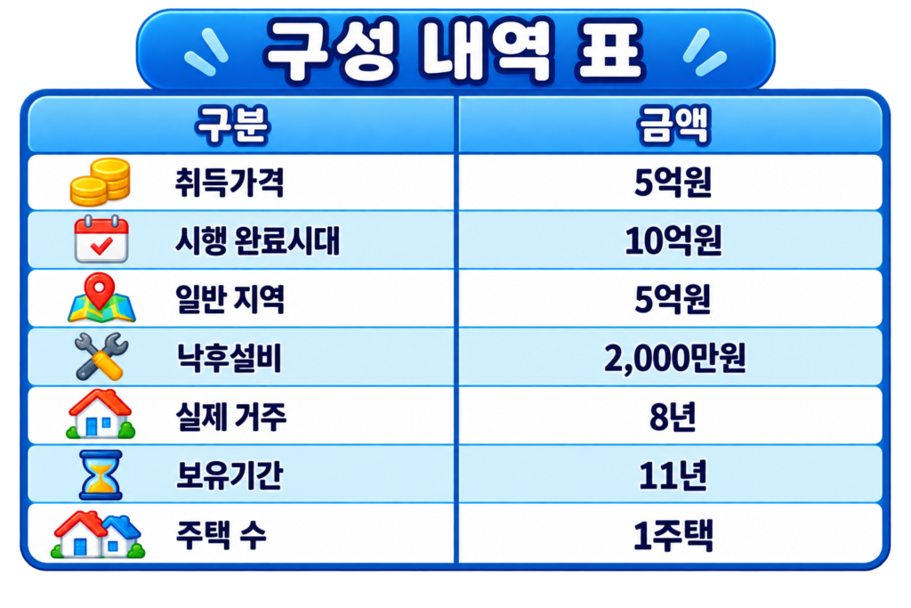 아파트양도소득세 절세