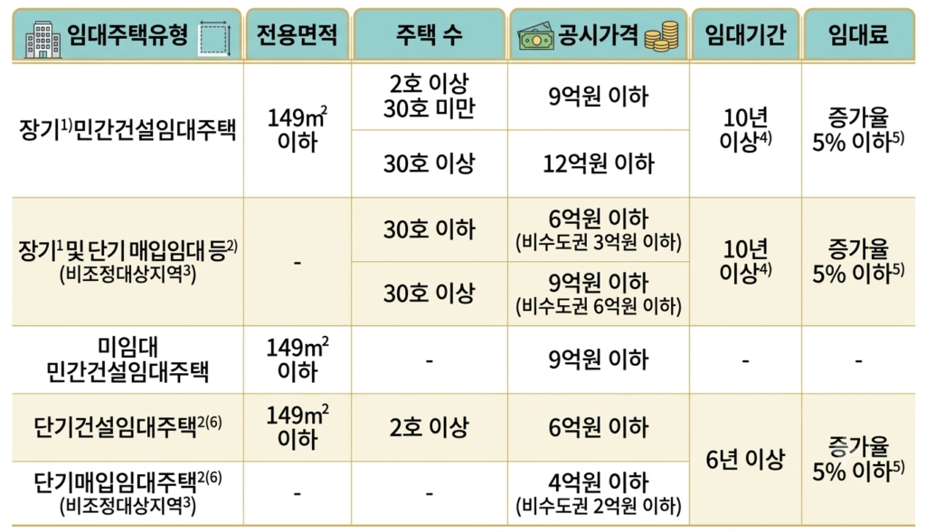 종부세 합산대상제외 임대주택 조